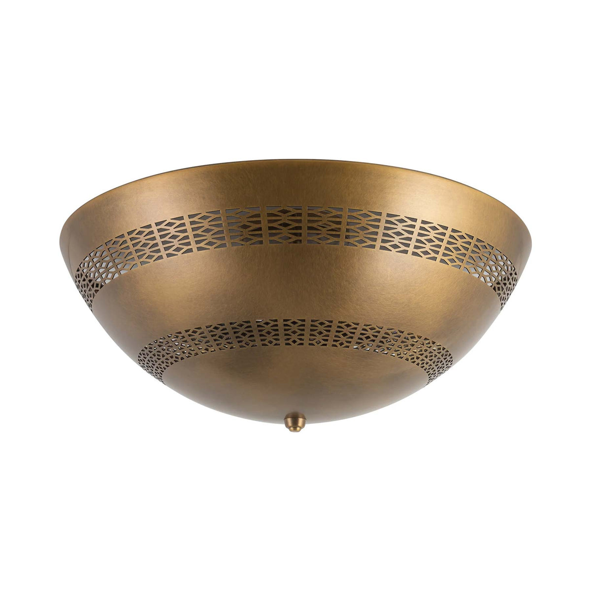 Overland Flush Mount Ceiling Light in Detail.
