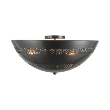 Overland Flush Mount Ceiling Light in Detail.