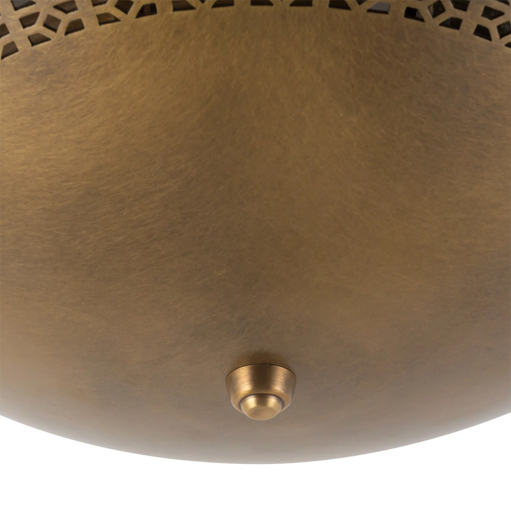 Overland Flush Mount Ceiling Light in Detail.