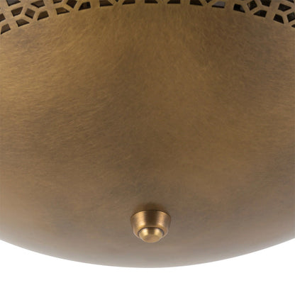 Overland Flush Mount Ceiling Light in Detail.