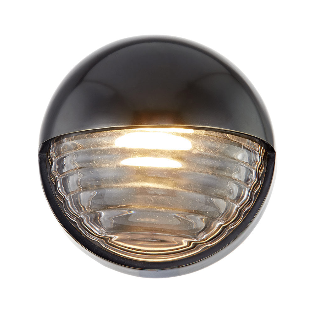 Palais LED Circular Wall Light in Urban Bronze.