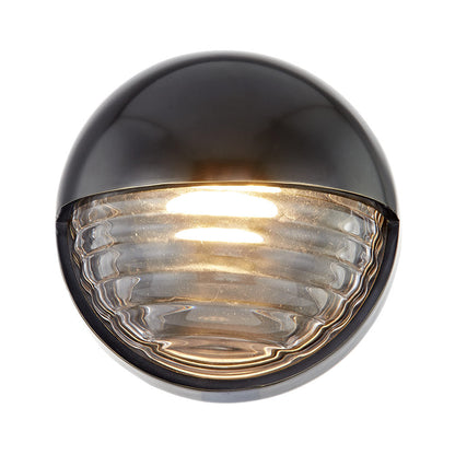 Palais LED Circular Wall Light in Urban Bronze.