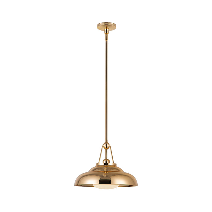 Palmetto Pendant Light in Polished Brass (Small).