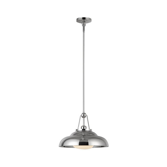 Palmetto Pendant Light in Polished Nickel (Small).