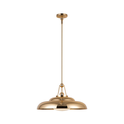 Palmetto Pendant Light in Polished Brass (Large).