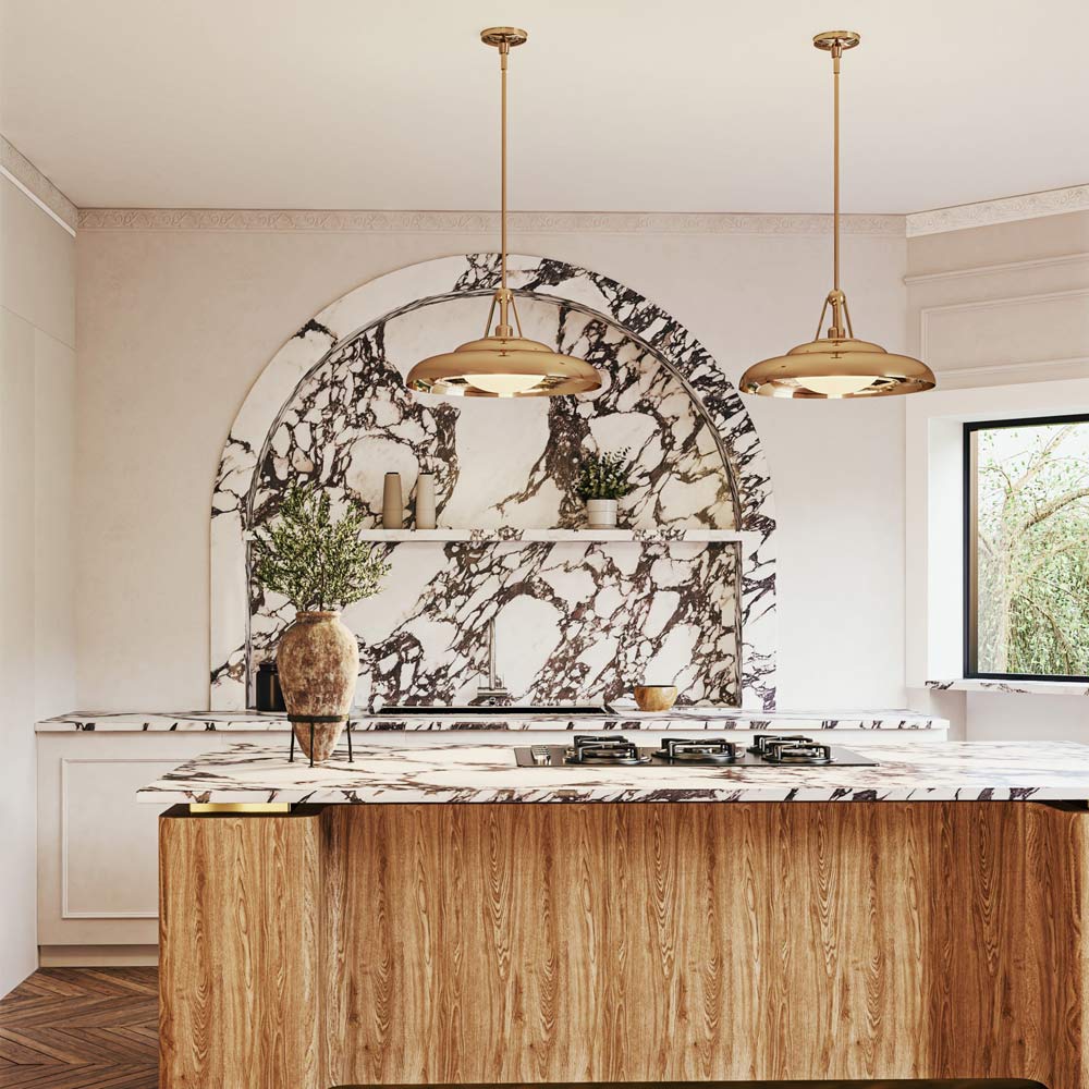 Palmetto Pendant Light in kitchen.