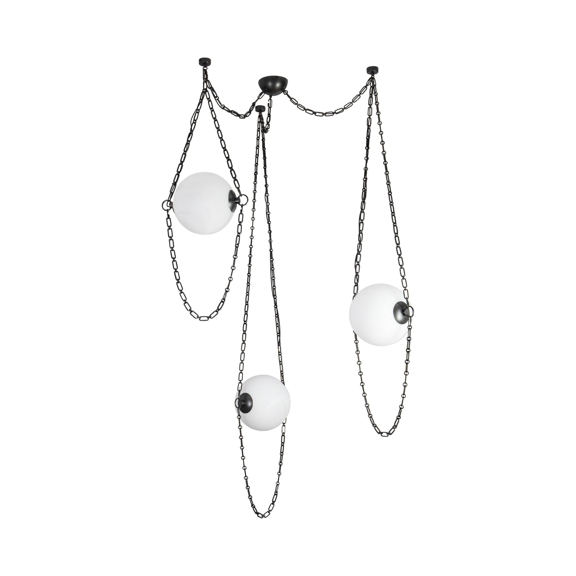 Petra 3-Head LED Chandelier.
