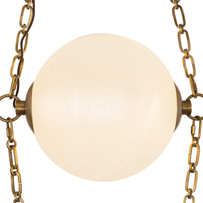 Petra 3-Head LED Chandelier in Detail.