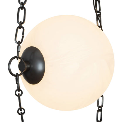 Petra 3-Head LED Chandelier in Detail.