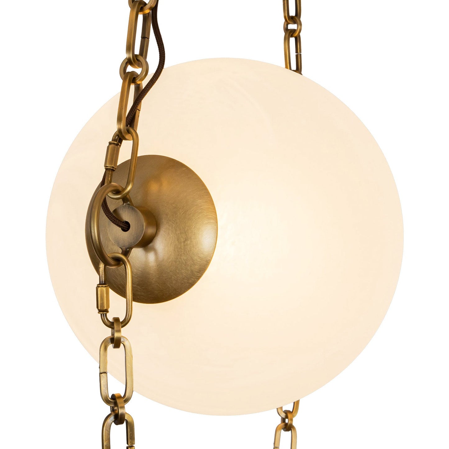 Petra 3-Head LED Chandelier in Detail.