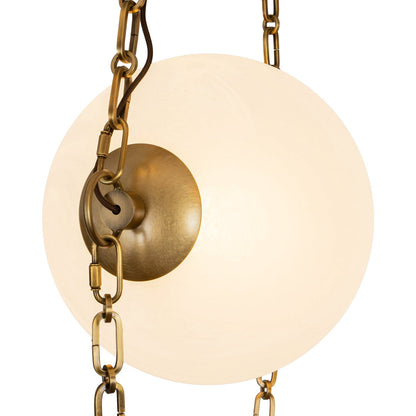 Petra 3-Head LED Chandelier in Detail.