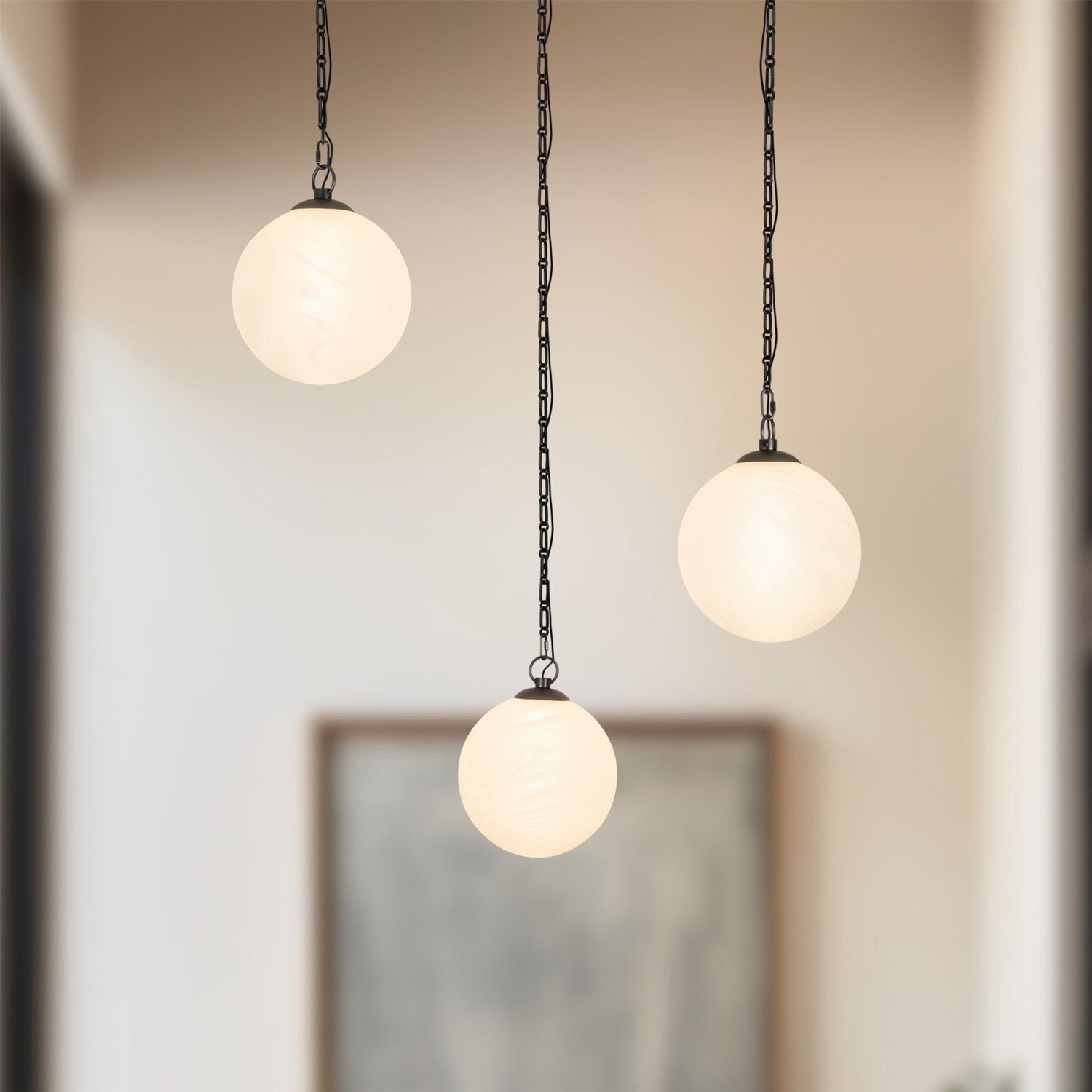 Petra LED Chandelier in Detail.