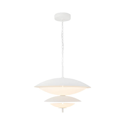 Prescott LED Pendant Light in Antique White (23.625-Inch).