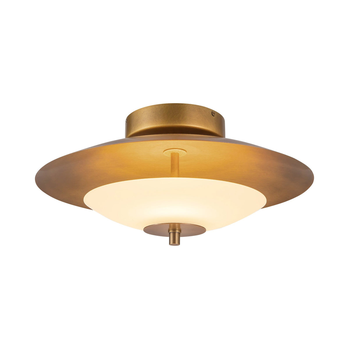 Prescott LED Semi Flush Mount Ceiling Light in Detail.