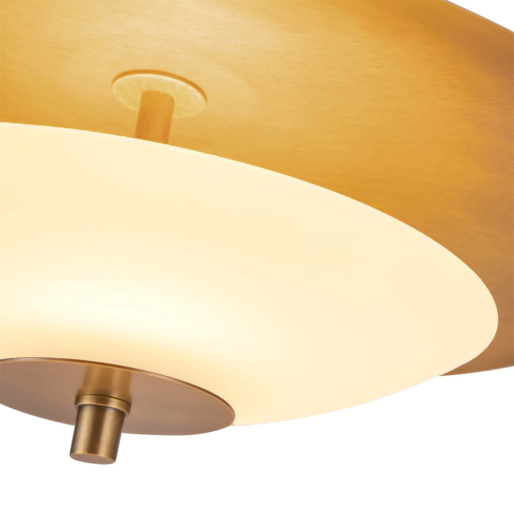 Prescott LED Semi Flush Mount Ceiling Light in Detail.
