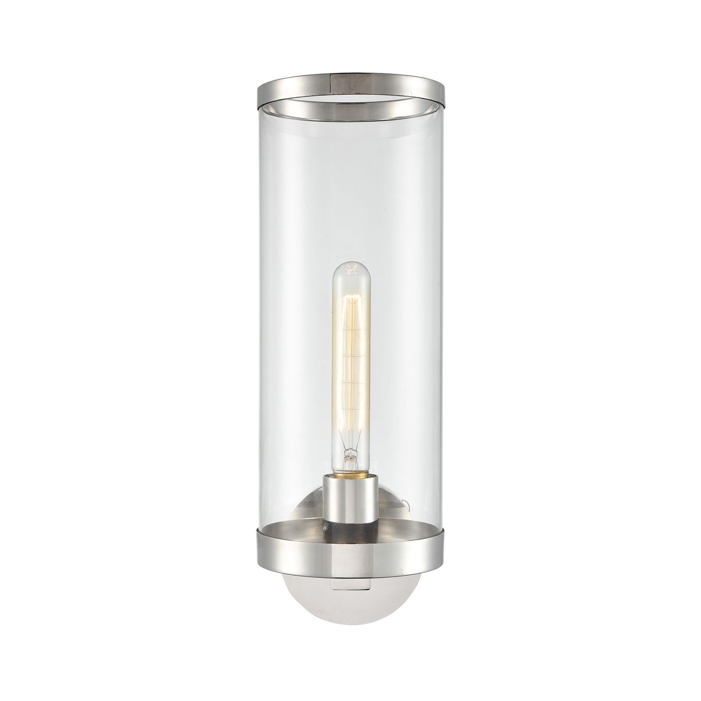 Revolve II Wall Light in Polished Nickel (1-Light).