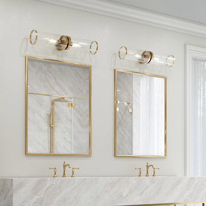 Revolve II Wall Light in bathroom.