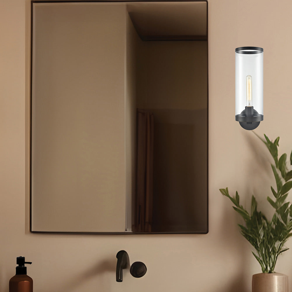 Revolve II Wall Light in bathroom.