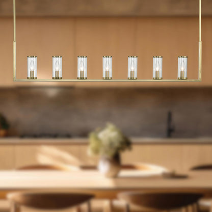 Revolve Linear Pendant Light in Detail.