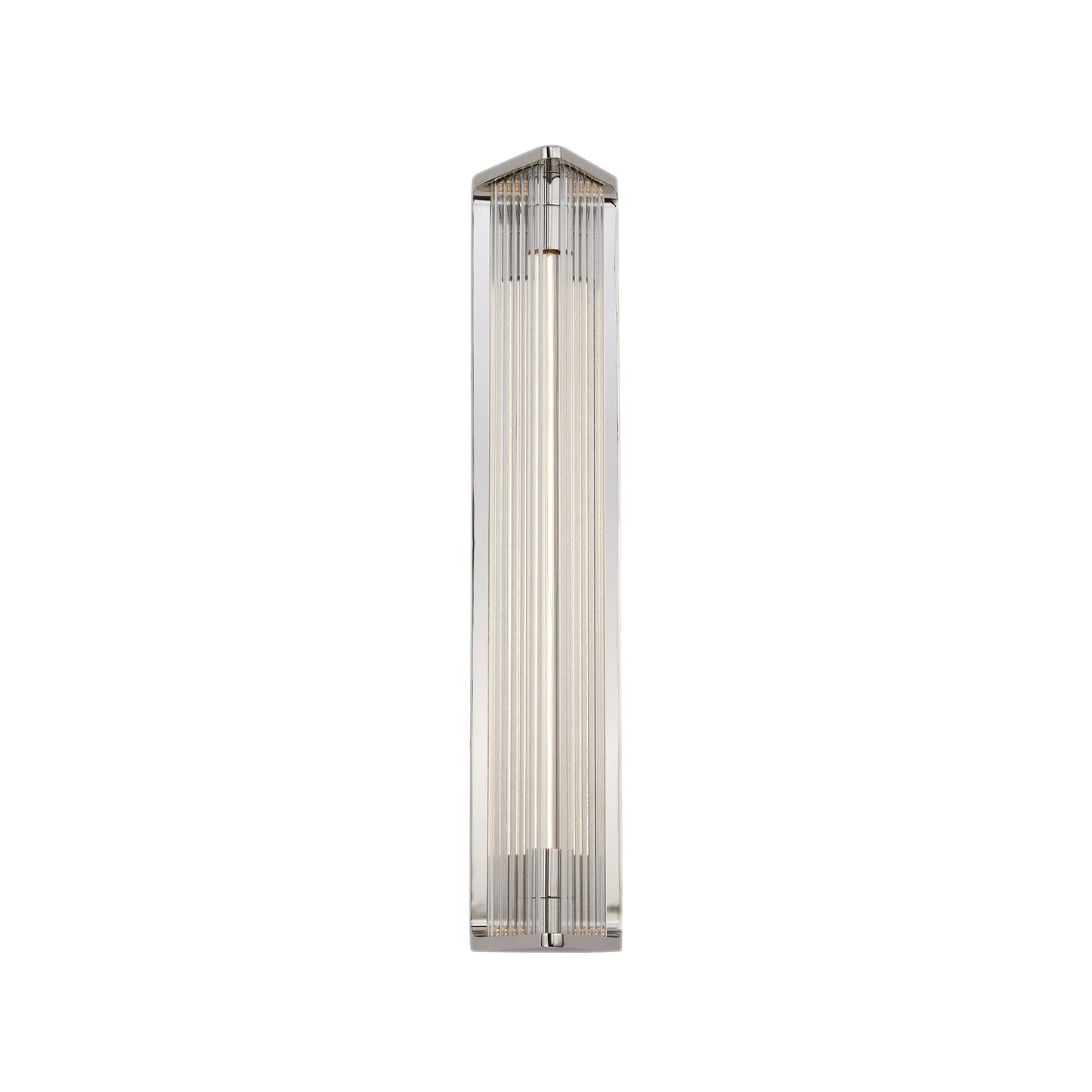 Sabre LED Vanity Wall Light in Polished Nickel (Medium).