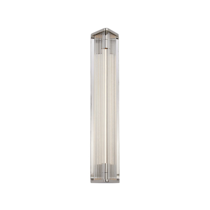 Sabre LED Vanity Wall Light in Polished Nickel (Medium).