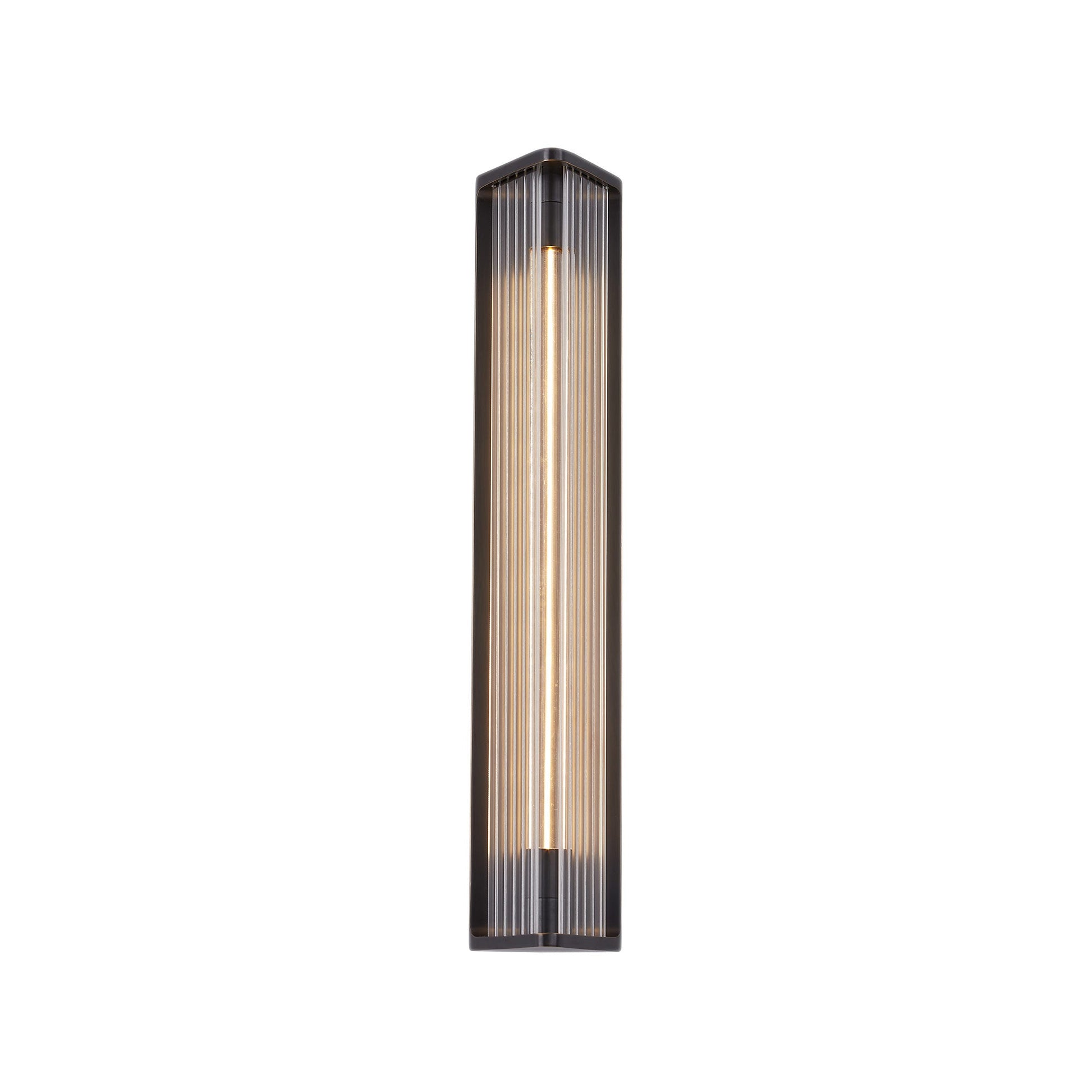 Sabre LED Vanity Wall Light in Urban Bronze (Medium).