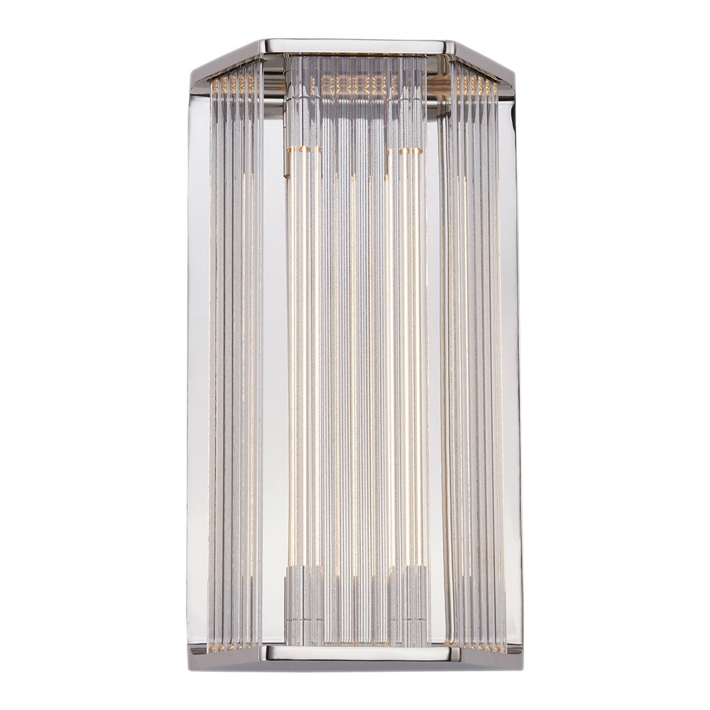 Sabre LED Vanity Wall Light in Polished Nickel (Large).