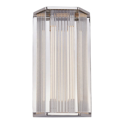 Sabre LED Vanity Wall Light in Polished Nickel (Large).