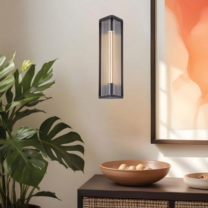 Sabre LED Vanity Wall Light in living room.