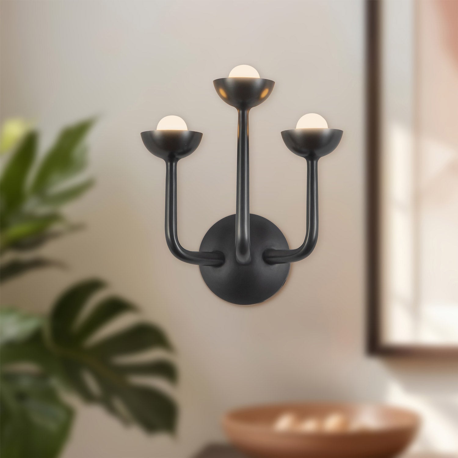 Spade LED Bath Vanity Light in Detail.