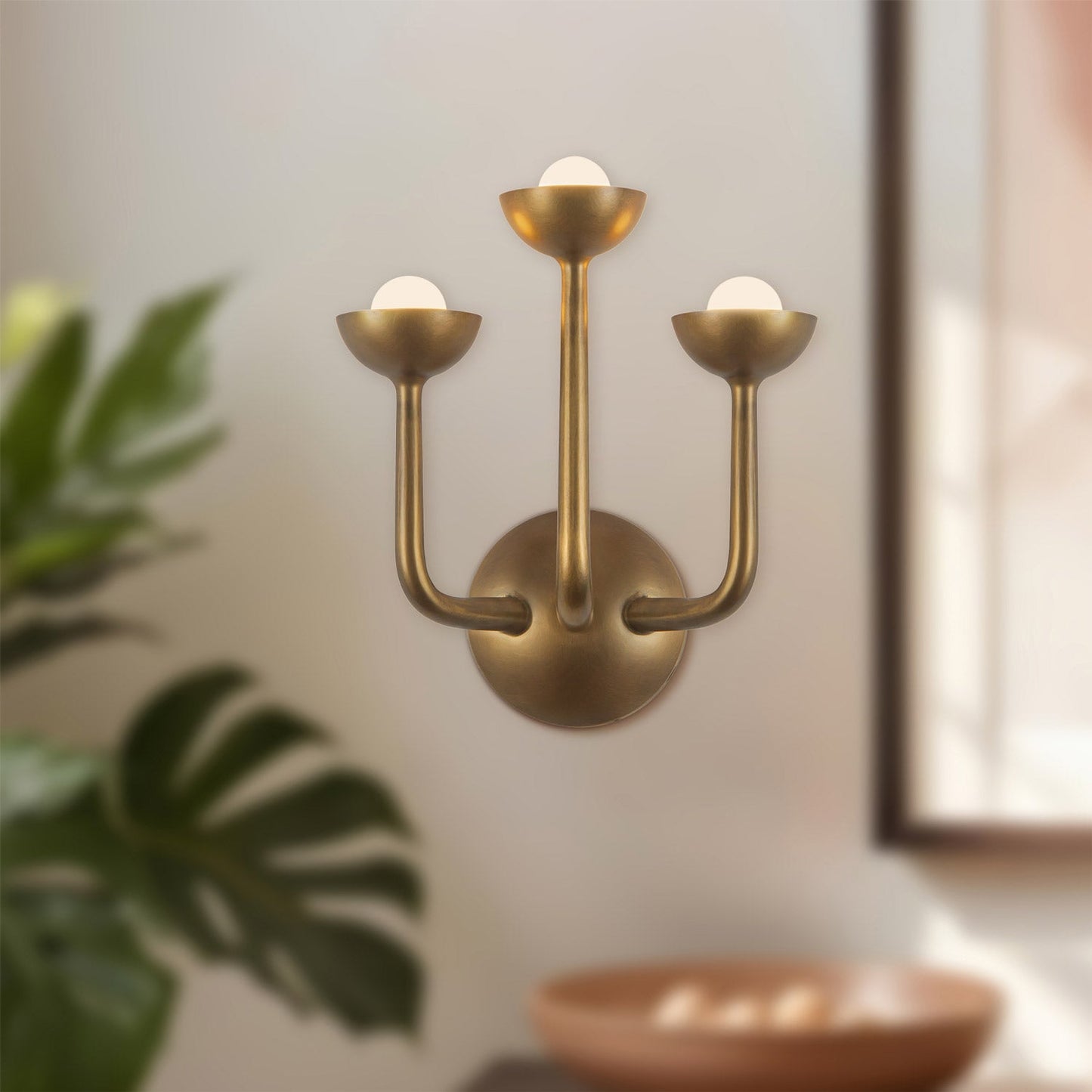 Spade LED Bath Vanity Light in Detail.