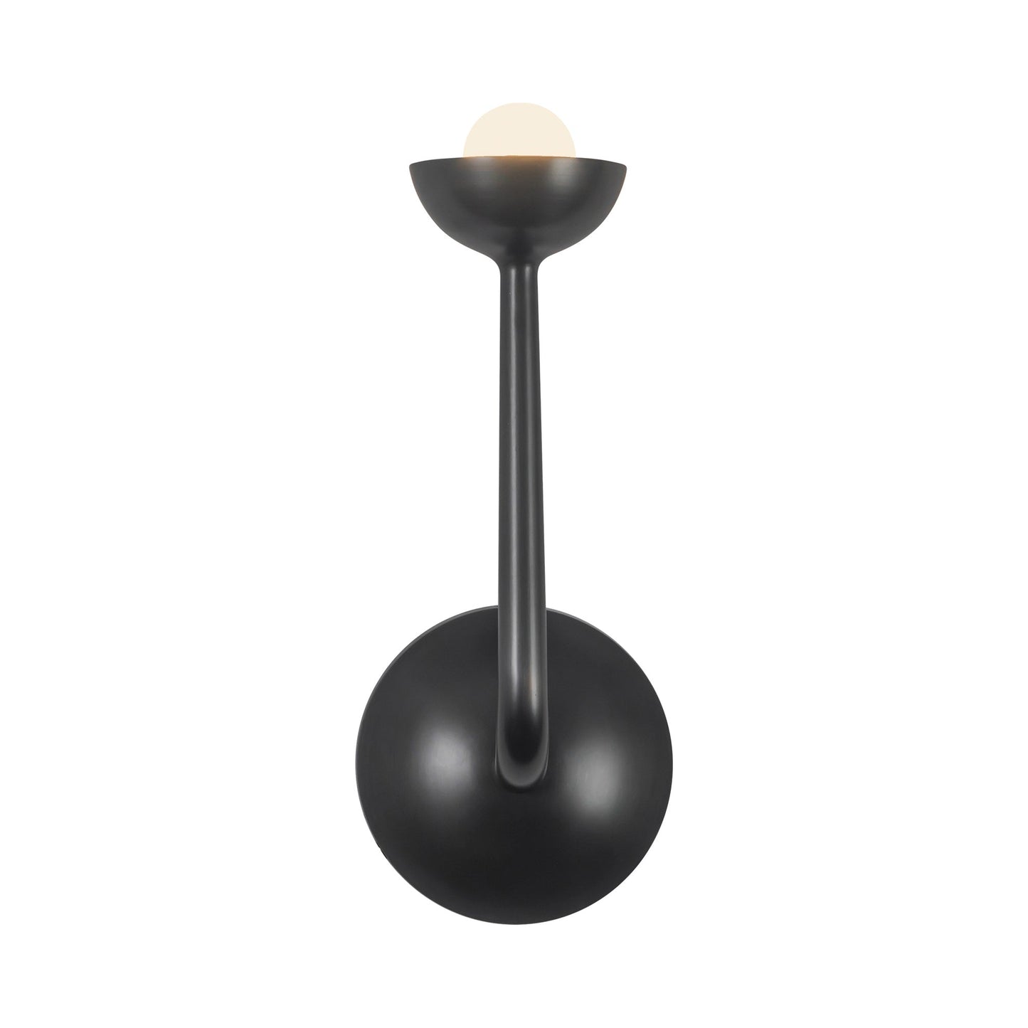Spade LED Bath Wall Light in Urban Bronze.