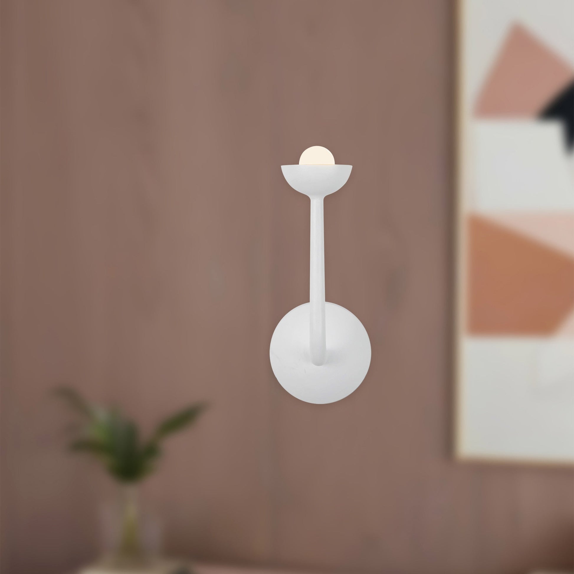 Spade LED Bath Wall Light in Detail.