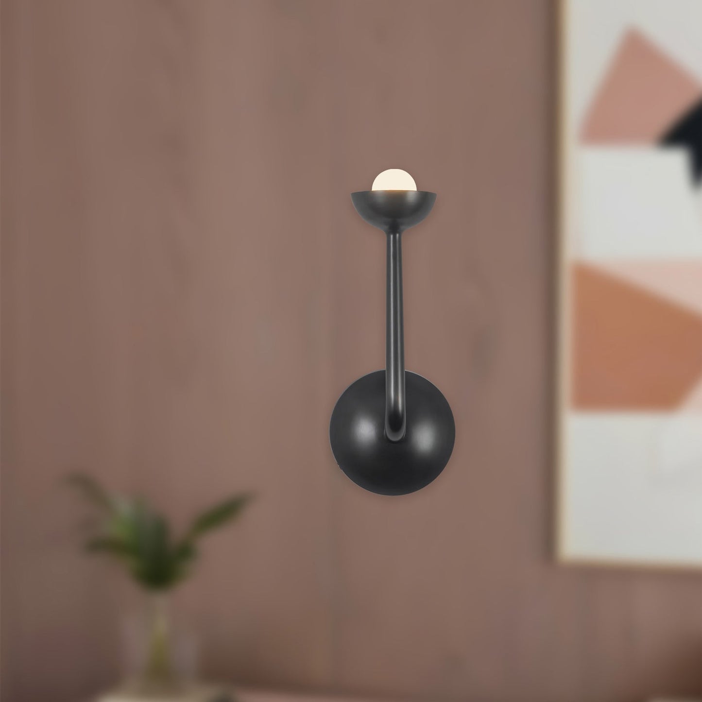 Spade LED Bath Wall Light in Detail.