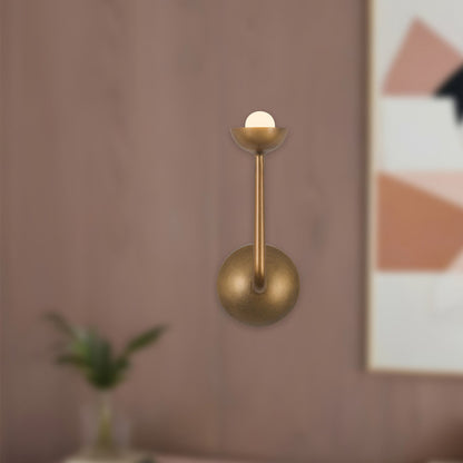 Spade LED Bath Wall Light in Detail.
