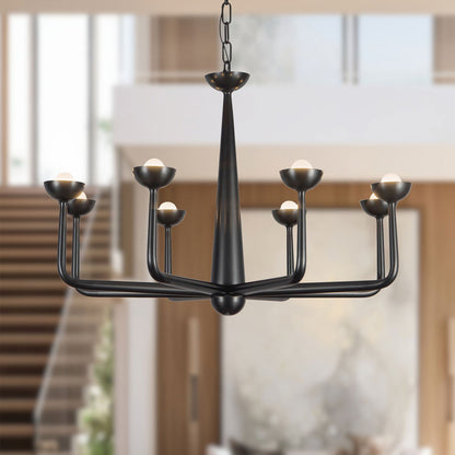 Spade LED Chandelier in Detail.