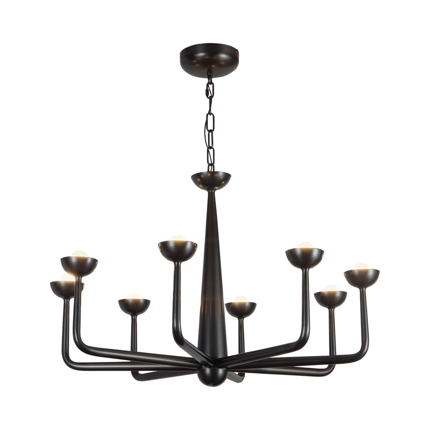 Spade LED Chandelier in Detail.