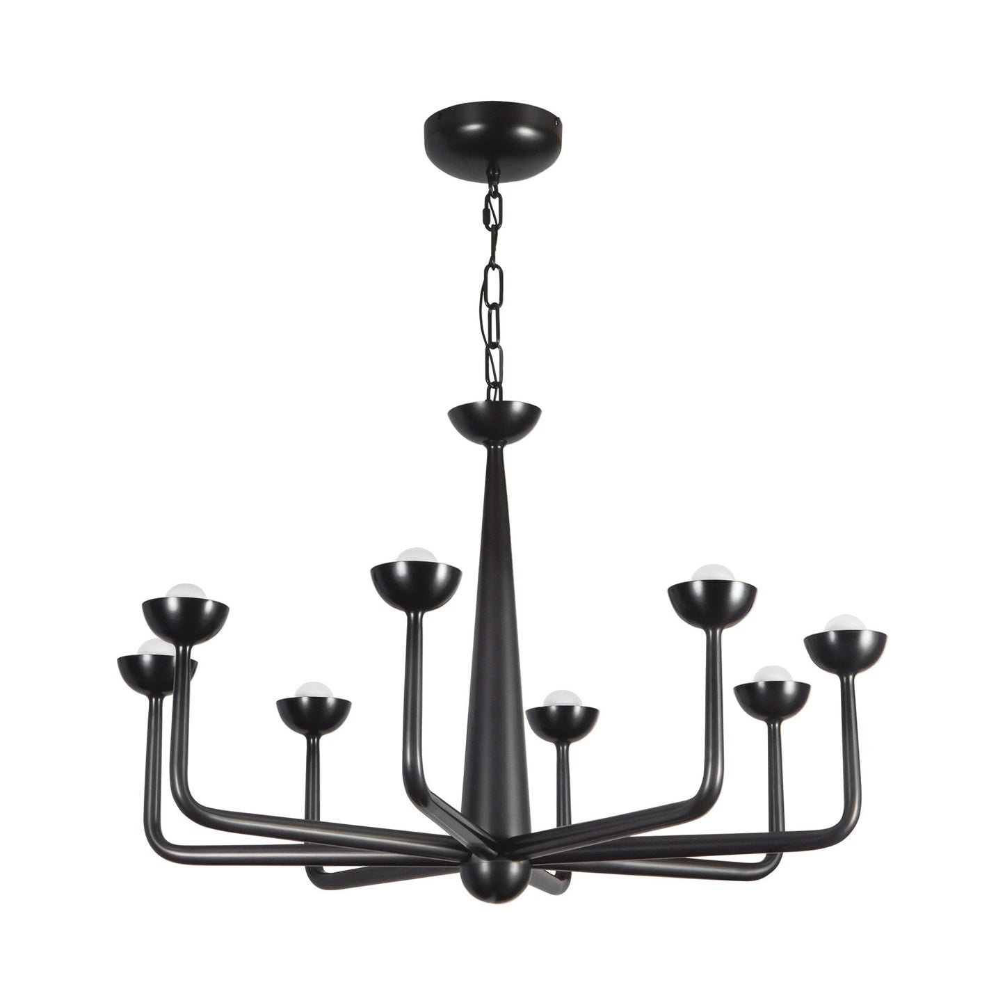 Spade LED Chandelier in Detail.