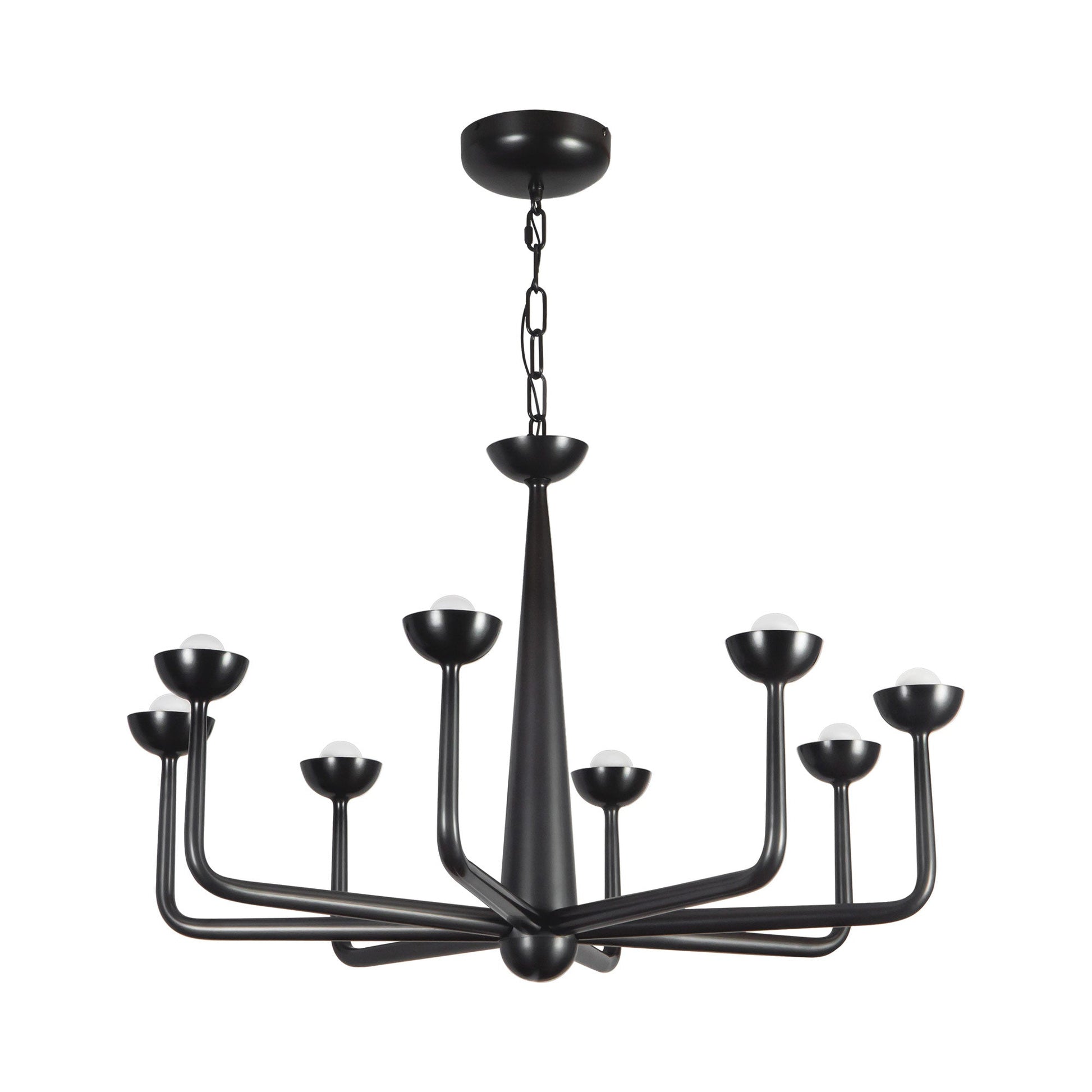 Spade LED Chandelier in Detail.