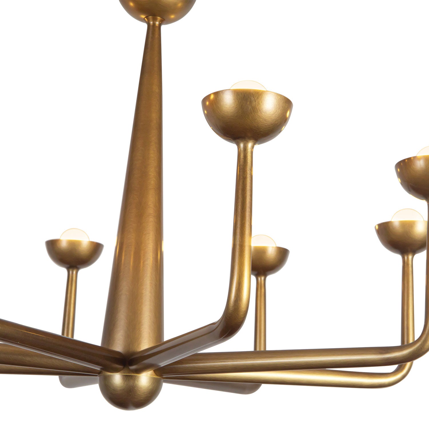 Spade LED Chandelier in Detail.