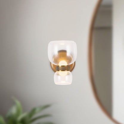 Sutton LED Bath Wall Light in Detail.