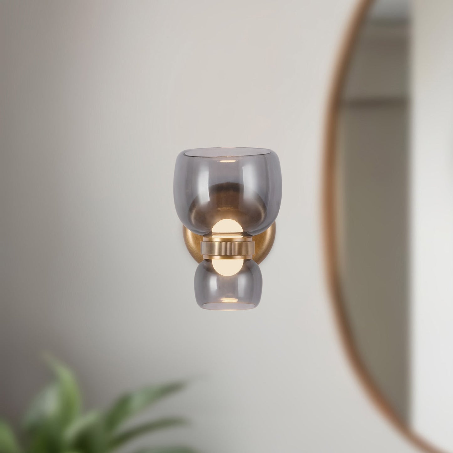 Sutton LED Bath Wall Light in Detail.