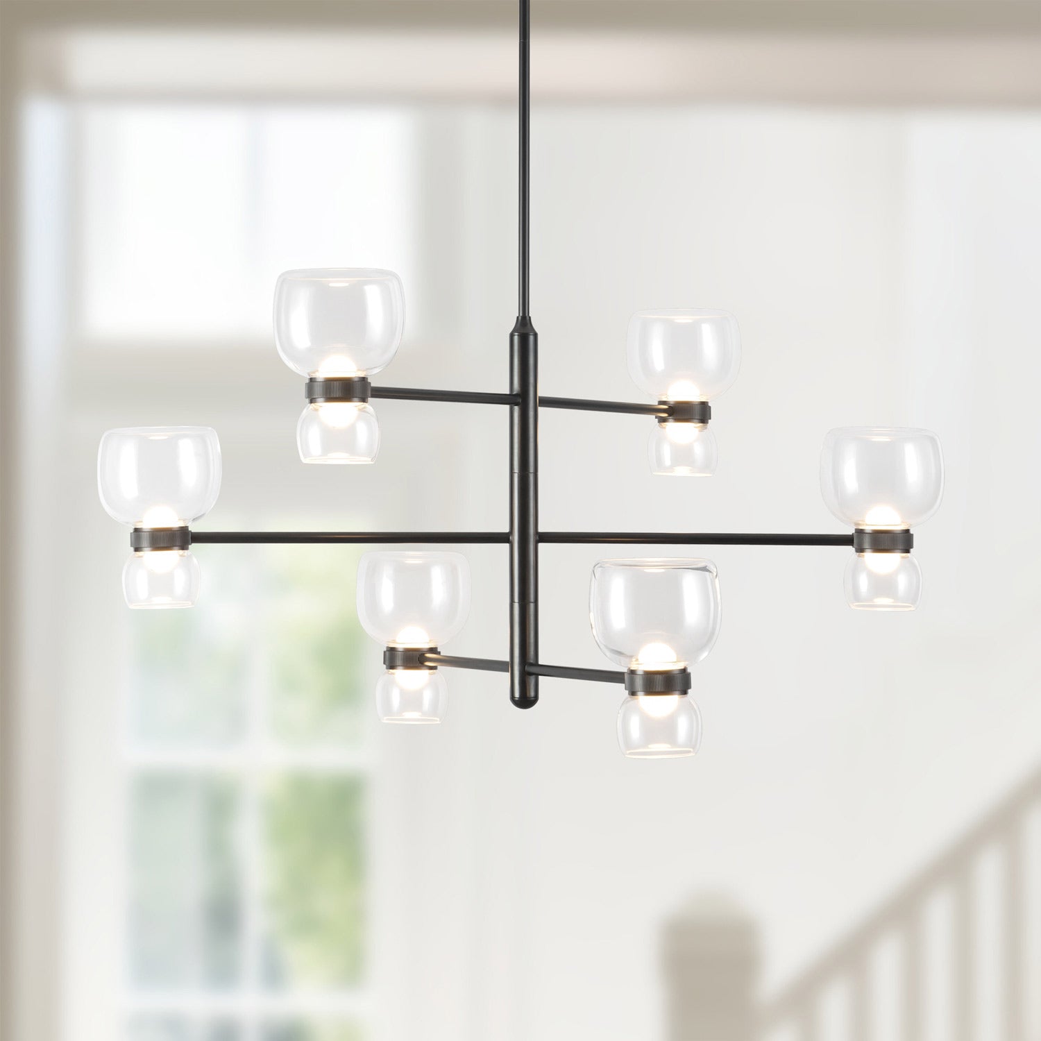 Sutton LED Chandelier in Detail.