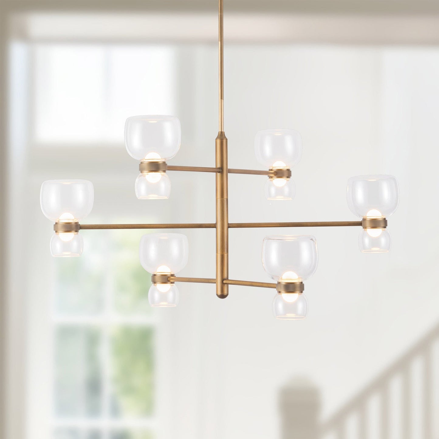 Sutton LED Chandelier in Detail.