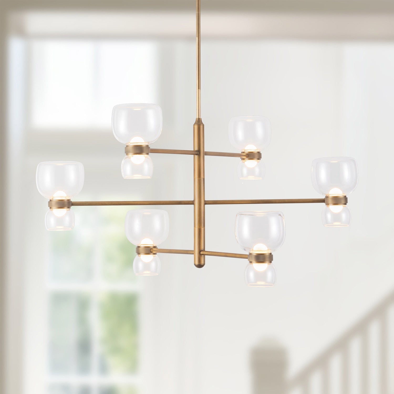 Sutton LED Chandelier in Detail.