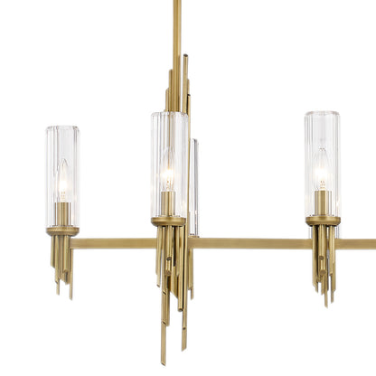 Torres Linear Pendant Light in Detail.