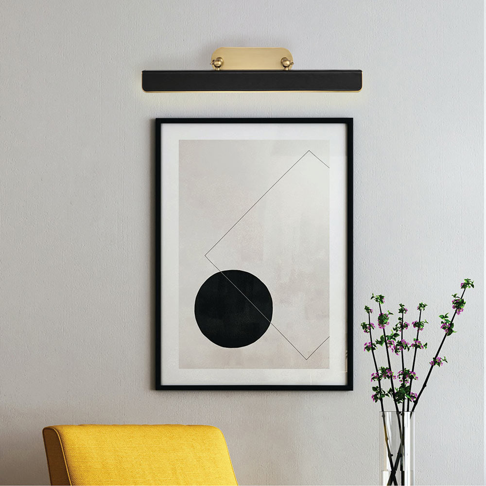 Valise LED Picture Light in living room.