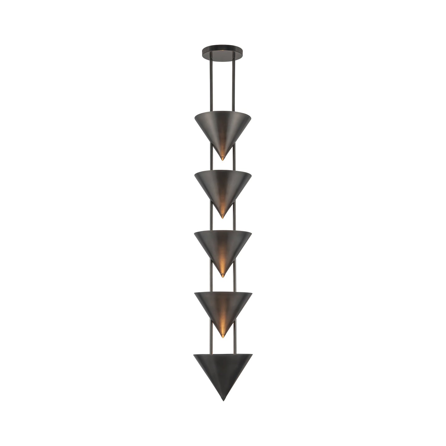 Versus Pendant Light in Aged Steel (51.25-Inch).