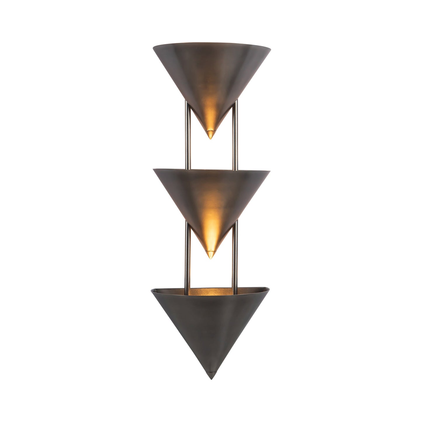 Versus Wall Light in Aged Steel.
