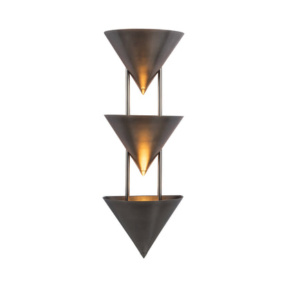 Versus Wall Light in Aged Steel.